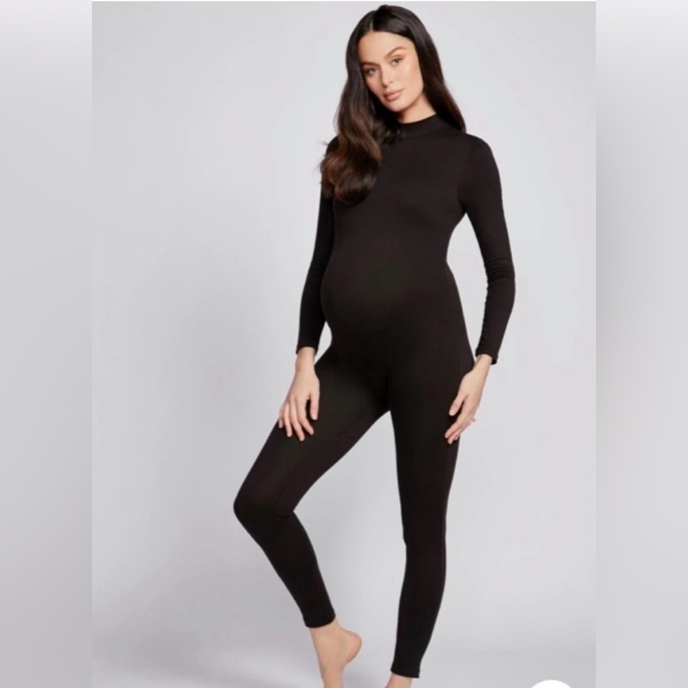 New Black Maternity Jumpsuit
